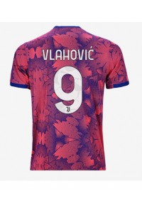 Fotbalové Dres Juventus Dusan Vlahovic #9 Třetí Oblečení 2022-23 Krátký Rukáv
